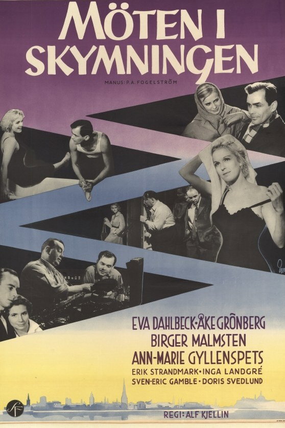 Möten i skymningen (1957) poster