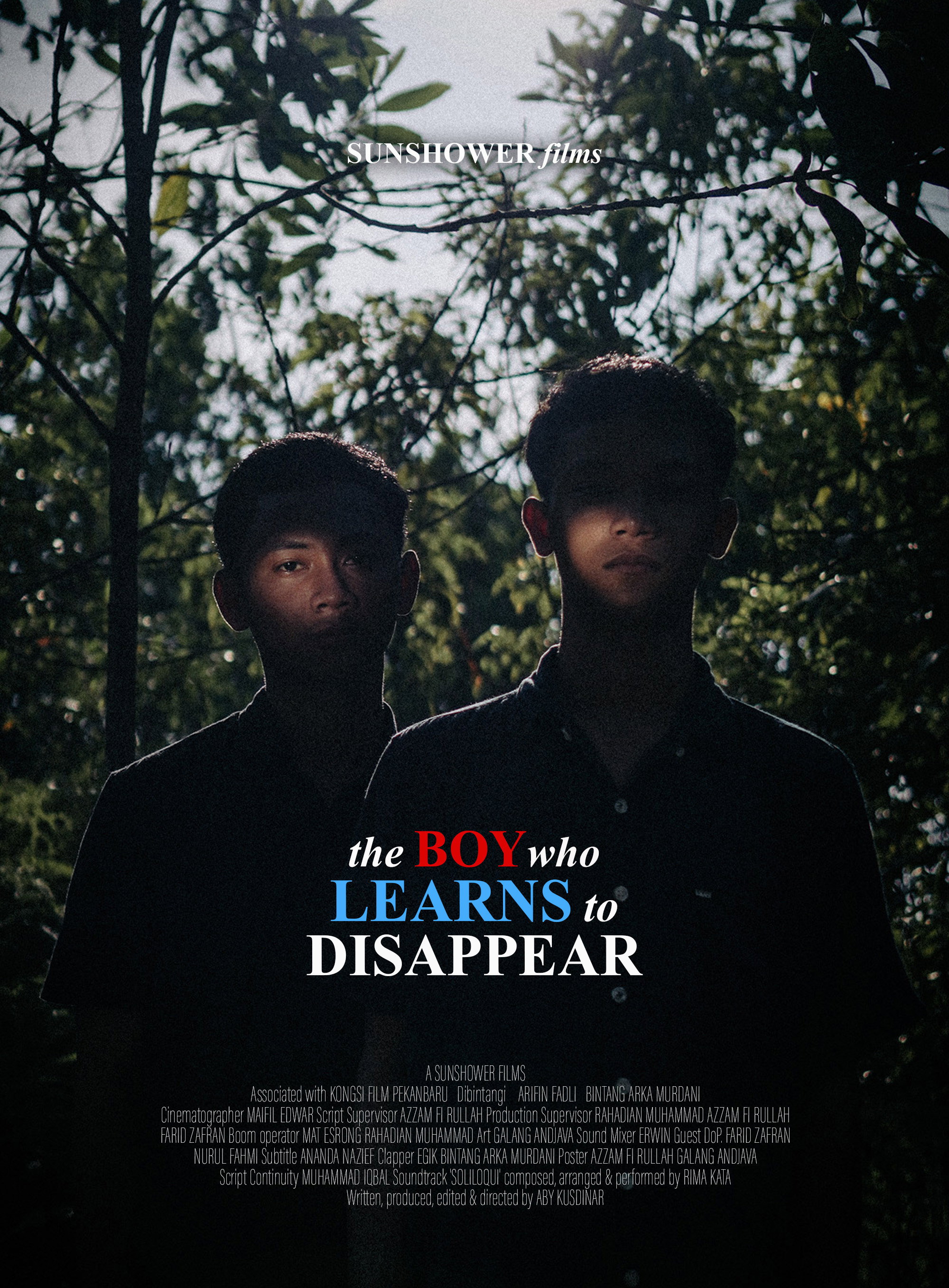 The Boy who Learns to Disappear (2026) poster