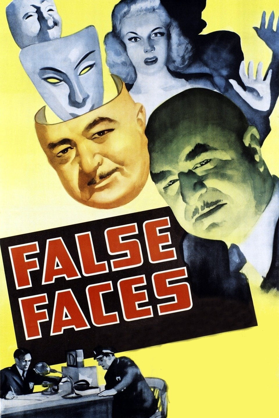 False Faces (1943) poster