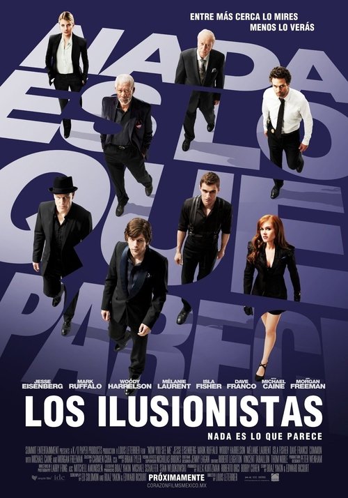 Póster de Los Ilusionistas: Nada es lo que Parece - Ver online y descargar en CINELATINO.NET