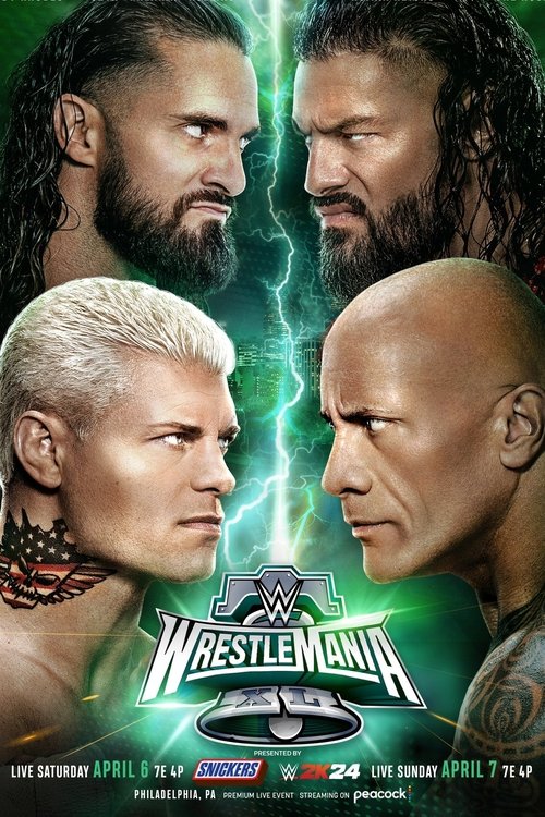 Póster de WWE WrestleMania 40 (Night 1) - Ver online y descargar en CINELATINO.NET