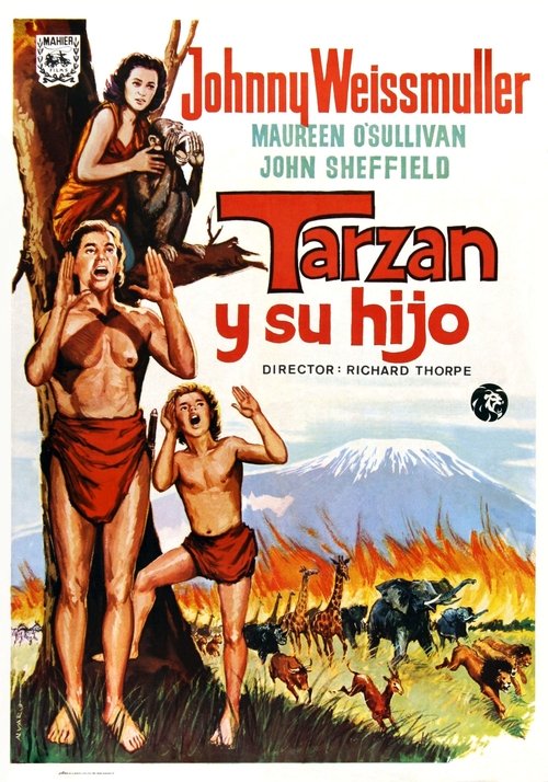 Póster de El hijo de Tarzán [Coloreado con IA] - Ver online y descargar en CINEMEGA.NET