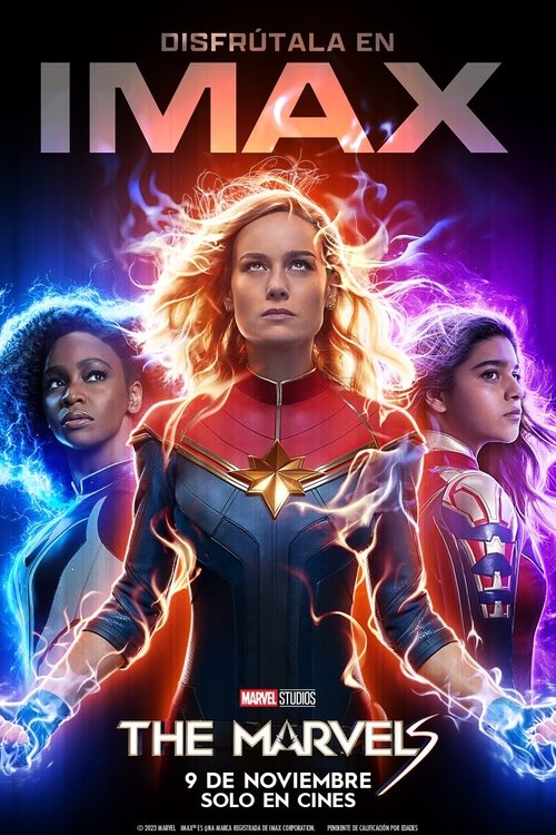 Póster de The Marvels [IMAX] - Ver online y descargar en CINELATINO.NET