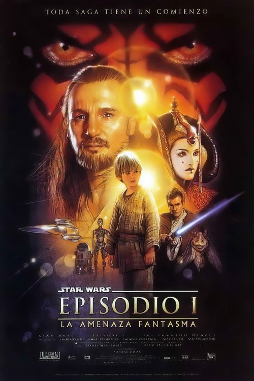 Póster de Star Wars: Episodio I – La amenaza fantasma - Ver online y descargar en CINELATINO.NET
