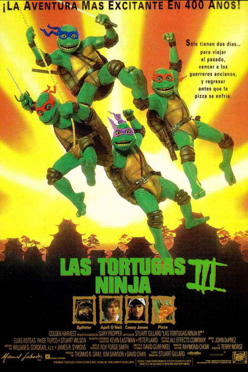 Las Tortugas Ninja 3: Viaje al pasado
