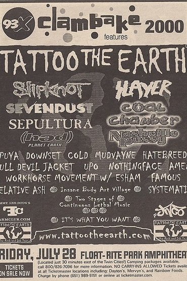 Poster image for Slipknot - Live at 93x Clambake 2000