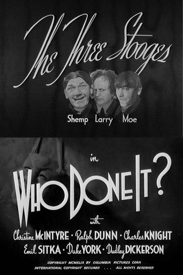Poster image for Who Done It?