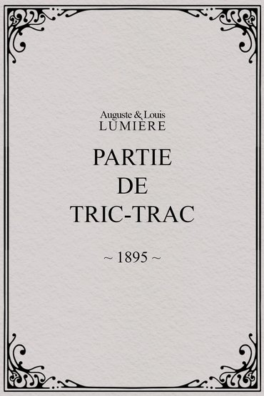 Partie de tric-trac