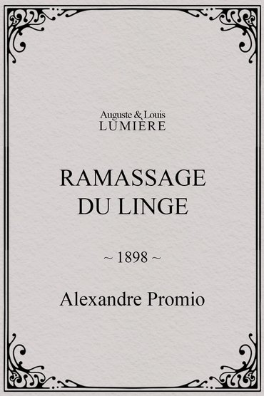 Ramassage du linge