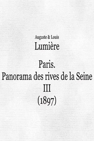 Panorama des rives de la Seine à Paris, III