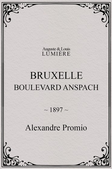 Bruxelles, Boulevard Anspach