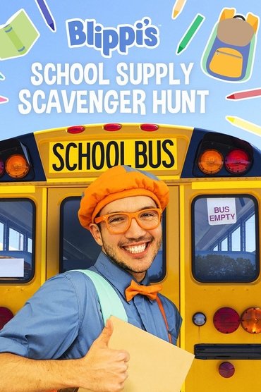 Blippi's School Supply Scavenger Hunt