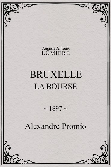 Bruxelles, la bourse