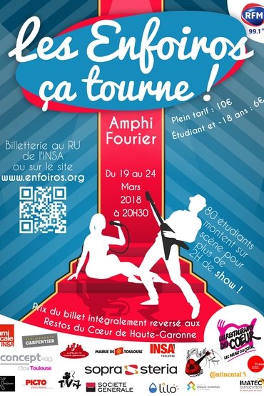 Les Enfoiros, ça tourne !