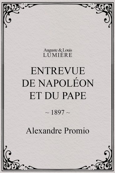 Interview Between Napoleon and the Pope