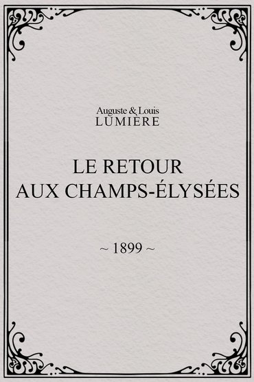 The Return to Champs-Élysées