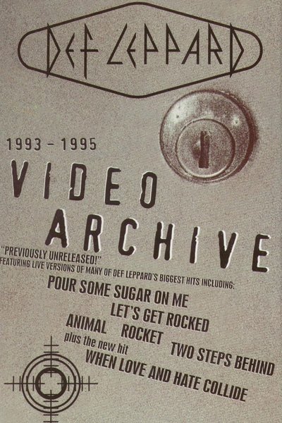 Def Leppard: Video Archive Poster