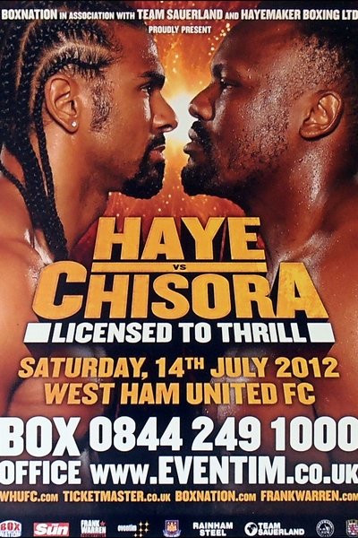 David Haye vs. Derek Chisora Poster