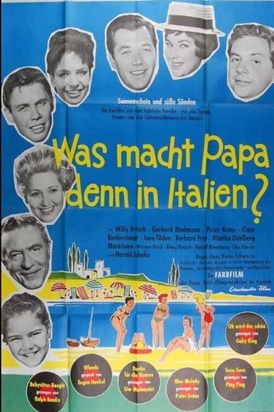 Was macht Papa denn in Italien? Poster
