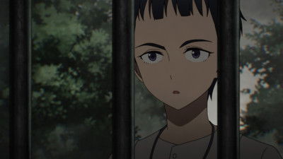 Una jaula y flores poster