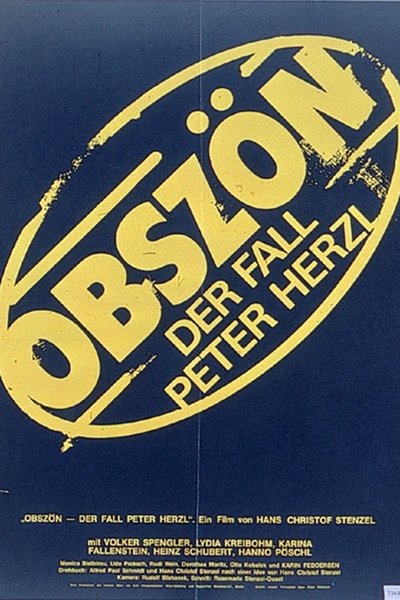 Obscene: The Case of Peter Herzl Poster