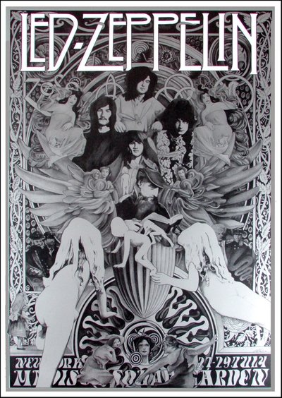 Led Zeppelin - Madison Square Garden Poster