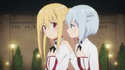 Dos señoritas se reúnen en el castillo encadenado poster