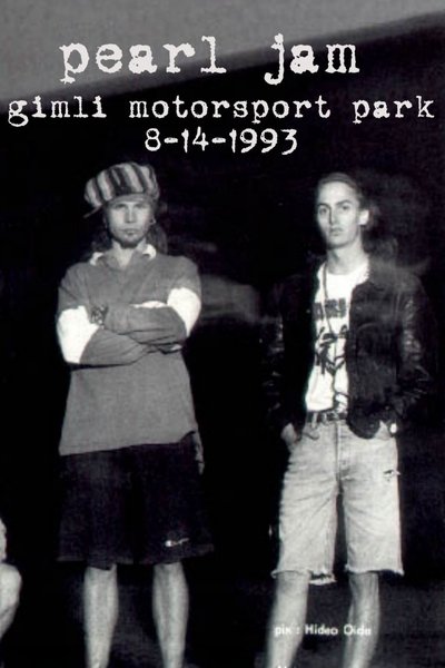 Pearl Jam: Gimli Motorsport Park 1993 Poster