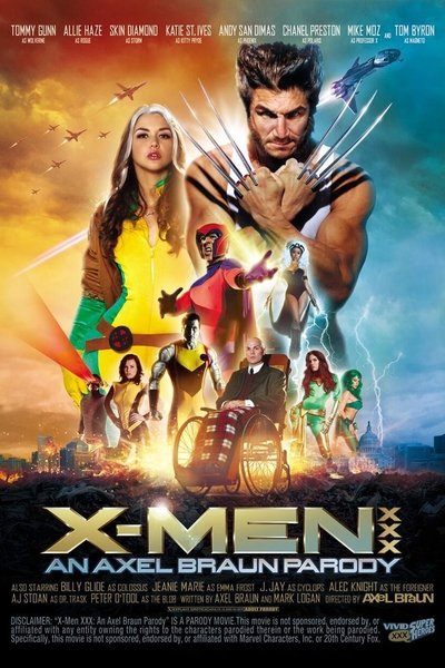 X-Men XXX: An Axel Braun Parody Poster
