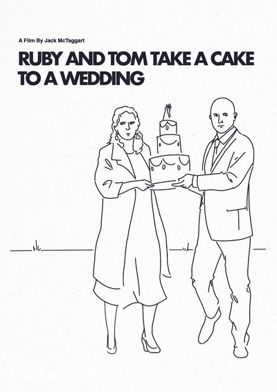 Ruby and Tom Take a Cake to a Wedding Poster