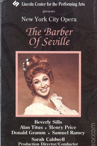 New York City Opera: The Barber of Seville Poster