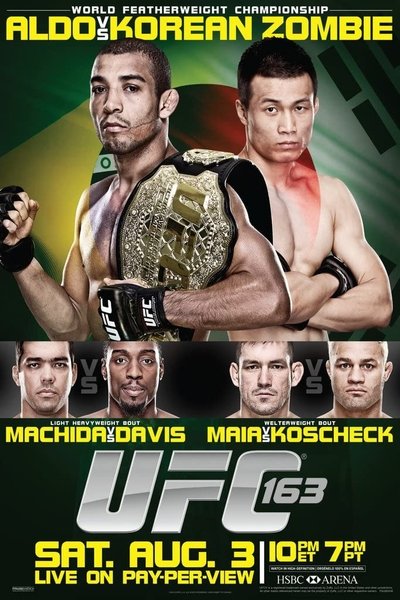 UFC 163: Aldo vs Korean Zombie Poster