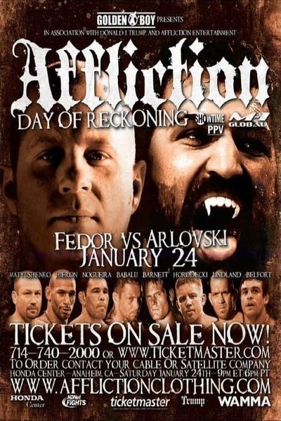 Affliction: Day of Reckoning Poster