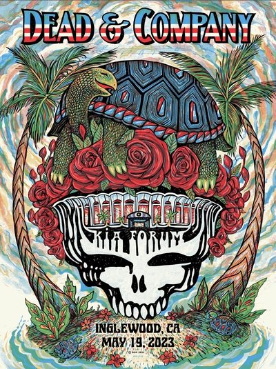 Dead & Company: 2023-05-19 Kia Forum, Inglewood, CA, USA Poster