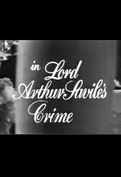 Lord Arthur Savile's Crime Poster
