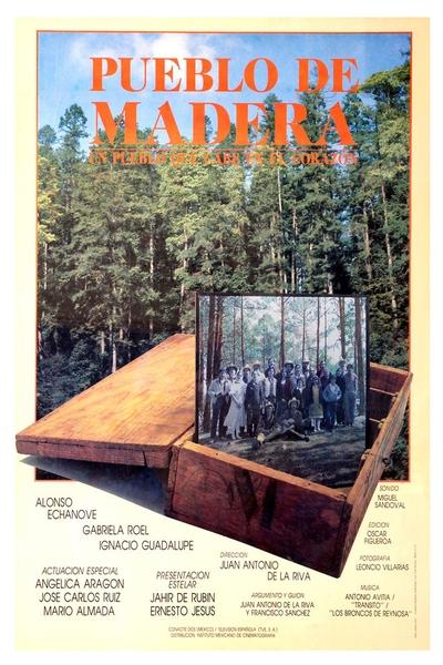 Wooden Town Poster