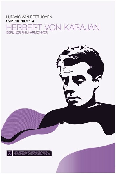 Karajan: Ludwig van Beethoven: Symphonies nos. 1-4 Poster