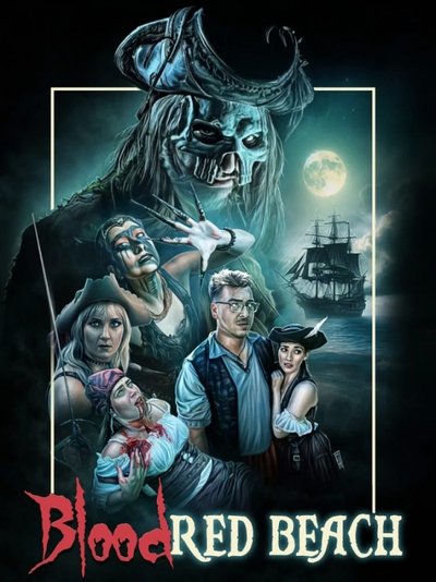 Blood Red Beach Poster