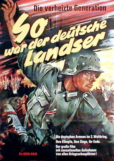 So war der deutsche Landser Poster