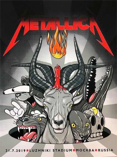 Metallica : Live in Moscow 2019 Poster