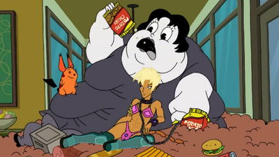 Competencia de comida poster