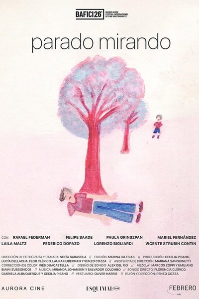 Standing and Watching Poster