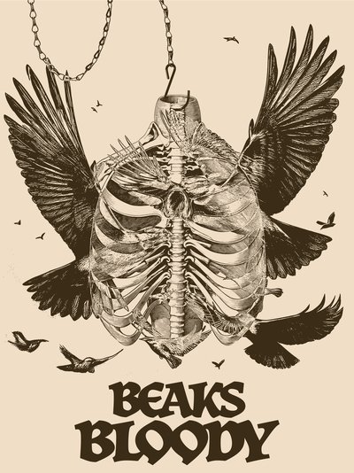 Beaks Bloody Poster