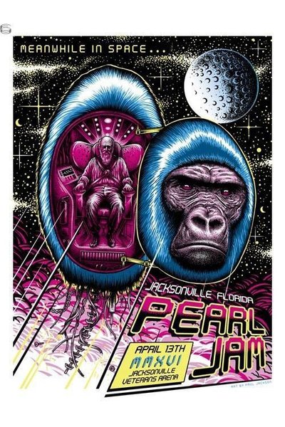Pearl Jam: Jacksonville 2016 Poster