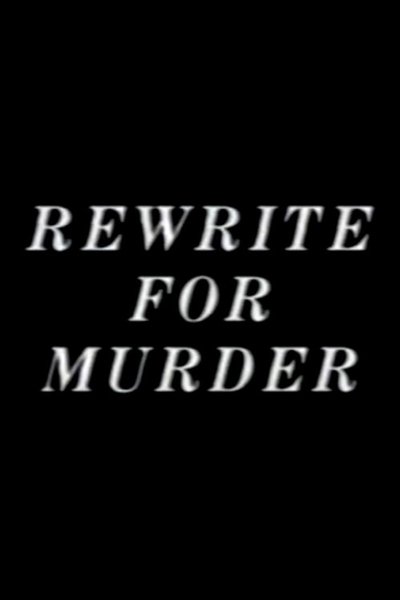 Rewrite for Murder Poster