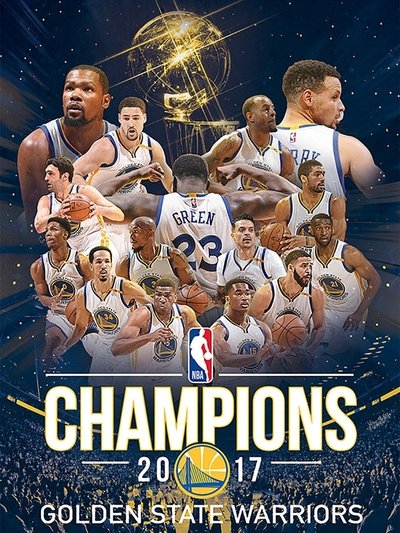 2017 NBA Champions: Golden State Warriors Poster