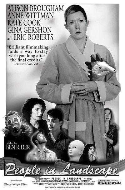 People in Landscape Poster