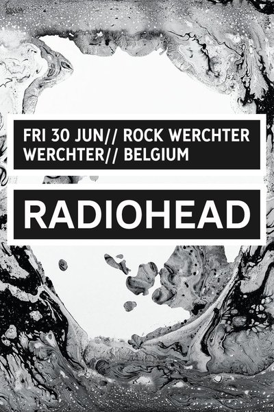 Radiohead | Rock Werchter 2017 Poster