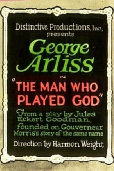 The Man Who Played God Poster