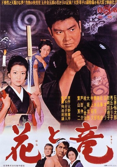 A Man With Dragon Tattoos Poster